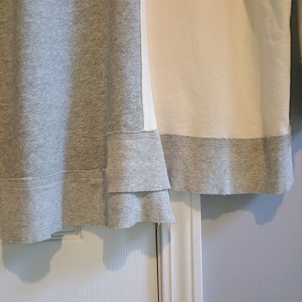 Wilt W725153 Women’s XS Gray White Colorblock Raw Hem Asymmetrical Long... - Picture 11 of 12